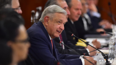 Amlo en reunion con presidentes internacionales.