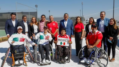 El mandatario estatal promueve el deporte con la apertura del premundial de Tenis en Silla de Ruedas